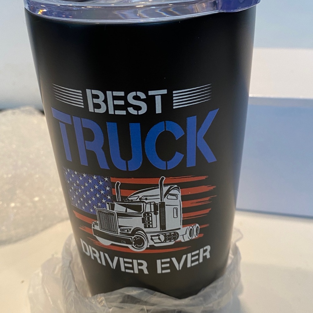 NIB Stainless Steel Tumbler for Truck Drivers